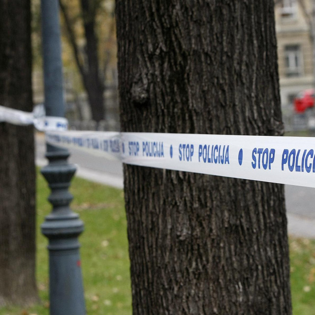 Ilustracija, policijska traka