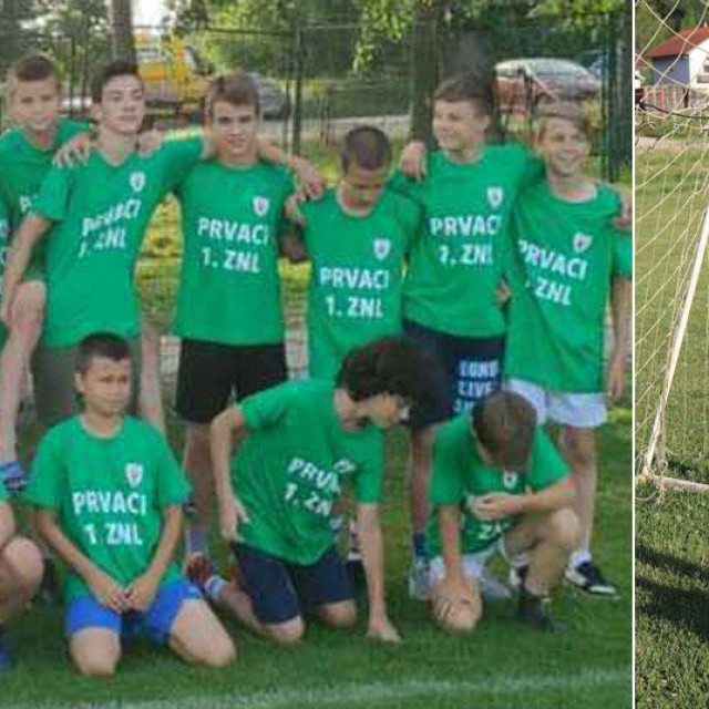 Martina Hajdaš -Dončić i mladi nogometaši Mladosti iz Buzina