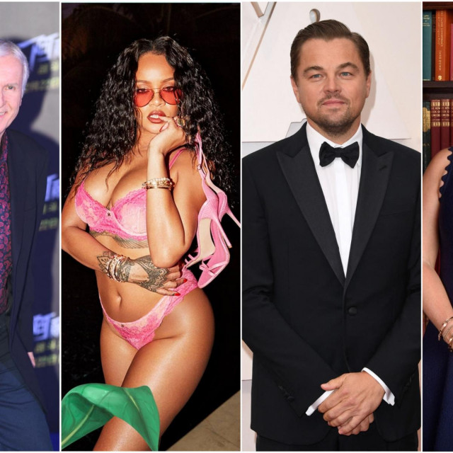 James Cameron, Rihanna, Leonardo DiCaprio, Kate Winslet