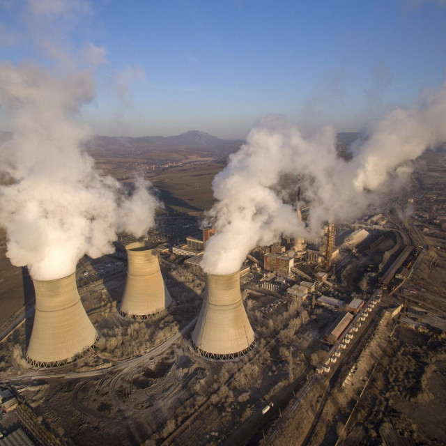 Ilustracija, elektrana na ugljen