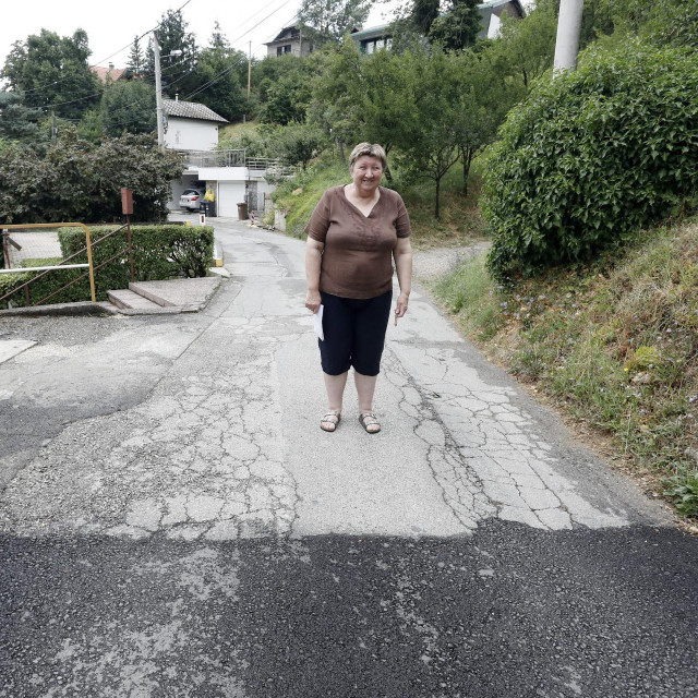 Vesna Božiček, stanarka ulice Šušnjevec
 