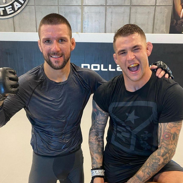 Mateusz Gamrot i Dustin Poirier