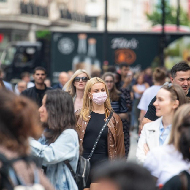 London, koronavirus, Ilustracija