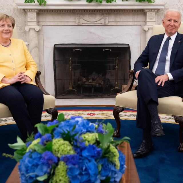 Angela Merkel i Joe Biden