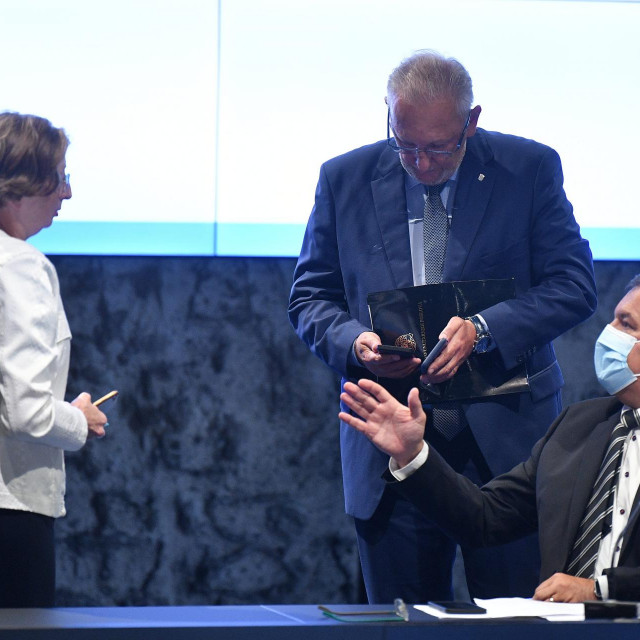 Alemka Markotić, Vili Beroš i Davor Božinović