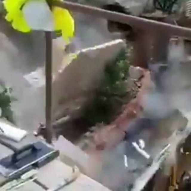 Urušavanje zgrade u Beogradu