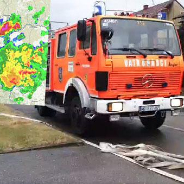 Nevrijeme u Novoj Gradiški