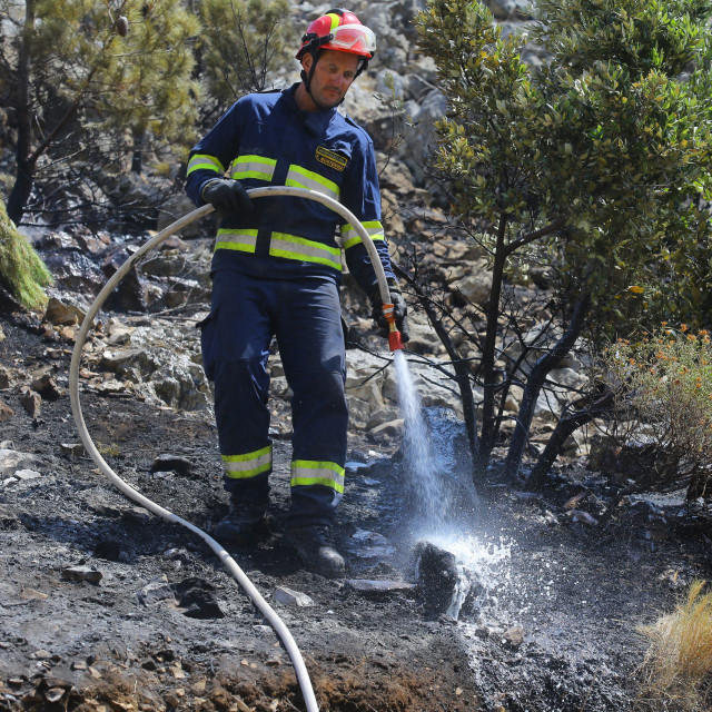 Požar u uvali Krušica