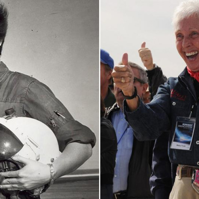 Wally Funk 1960-ih., i Wally Funk danas