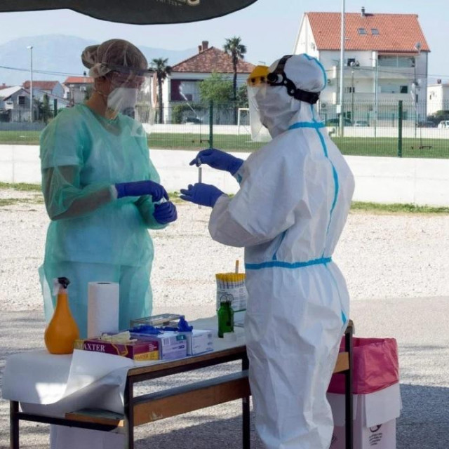 Covid testiranje, Ilustracija