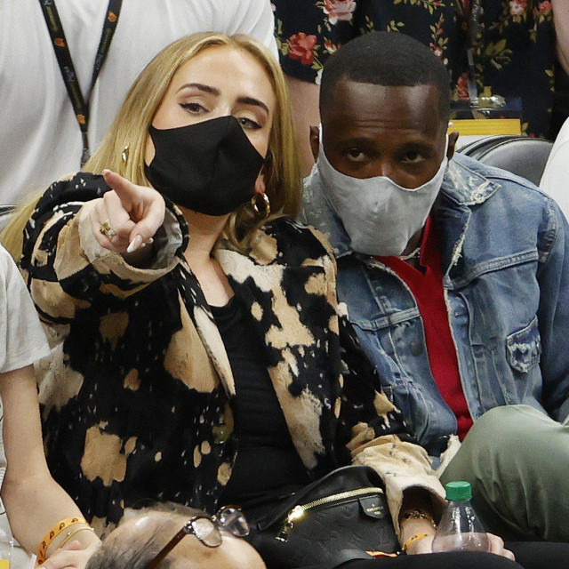 Adele i Rich Paul na utakmici Phoenix Sunsa i Milwaukee Bucksa