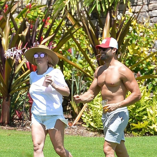 Britney Spears i Sam Asghari na odmoru