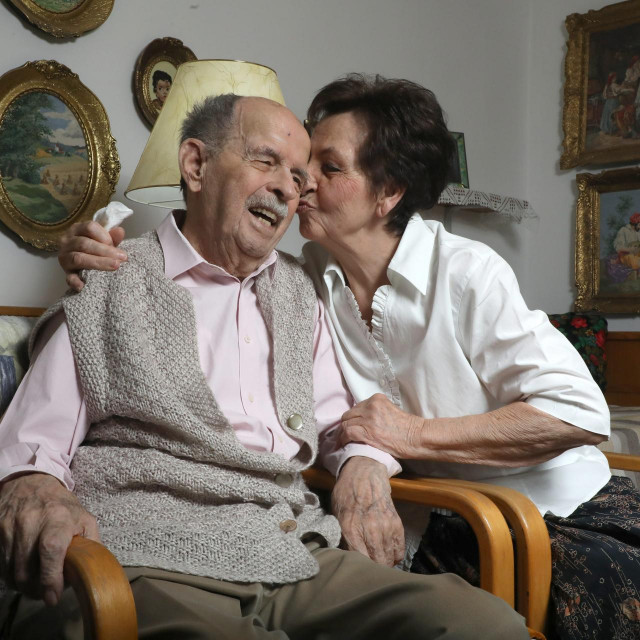 Zdenka i Ante Kopajtić u Domu za starije