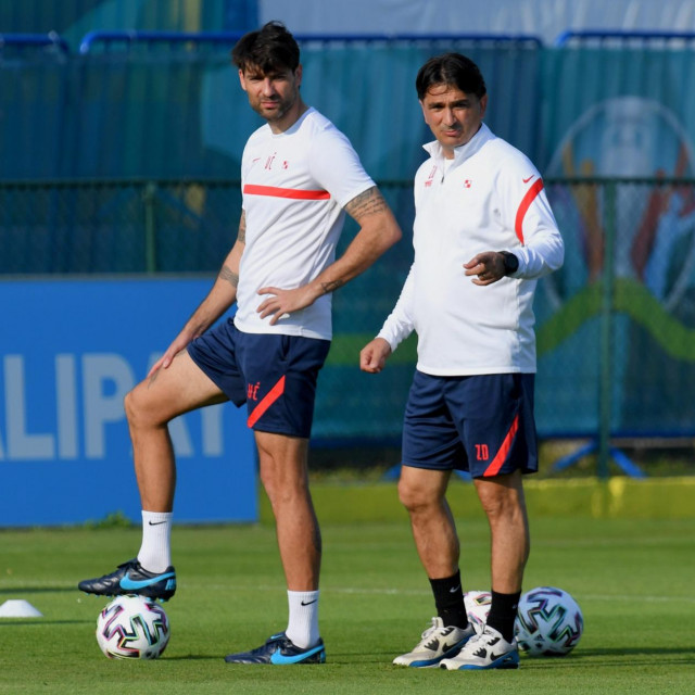 Vedran Ćorluka i Zlatko Dalić