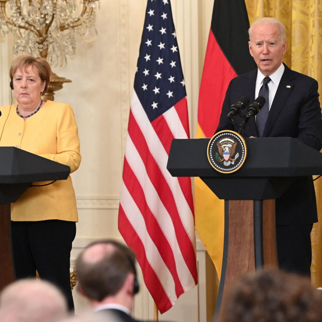 Angela Merkel i Joe Biden
