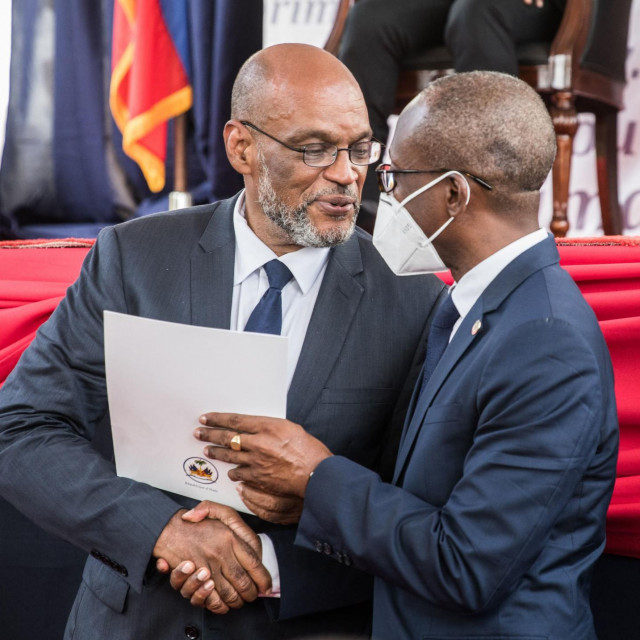 Premijer Ariel Henry i ministar ekonomije Patrick Michel Boisvert