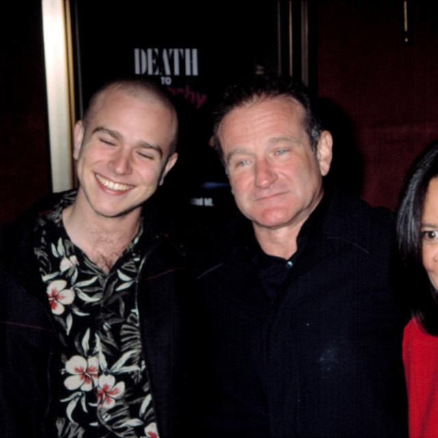 Robin Williams sa sinom Zakom i suprugom Marshom