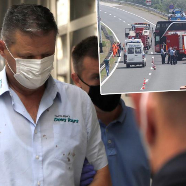 Privođenje vozača autobusa na Sud