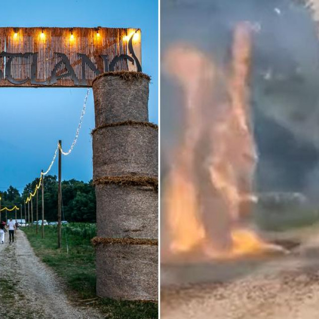 Požar na ulazu u Forestland