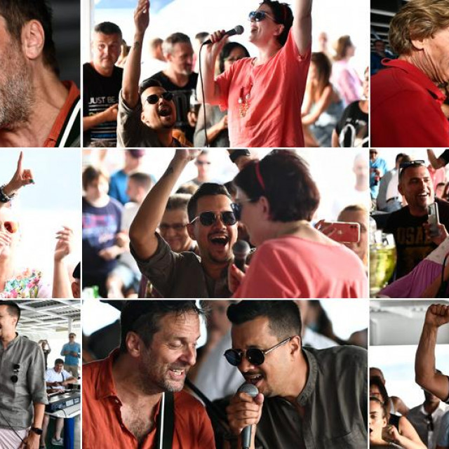 Atmosfera na trajektu za Velu Luku