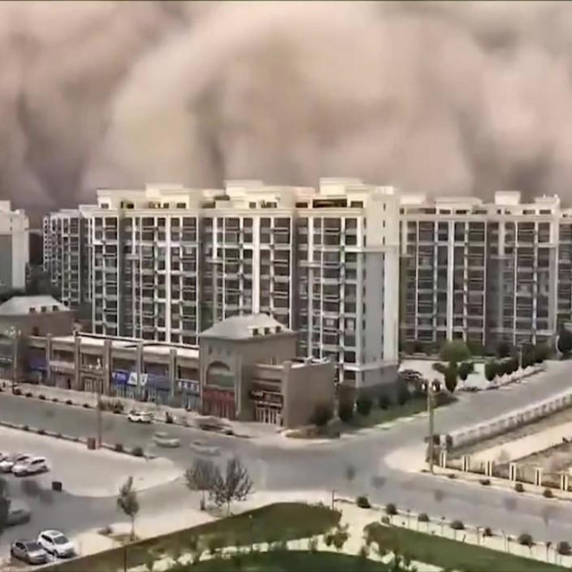 Pješčana oluja u Kini