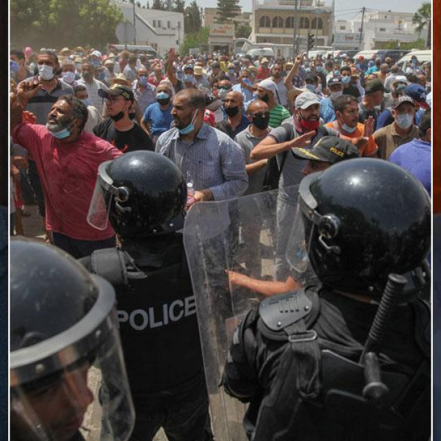 Hichem Michichi, prosvjedi u Tunisu, Kais Saiedi