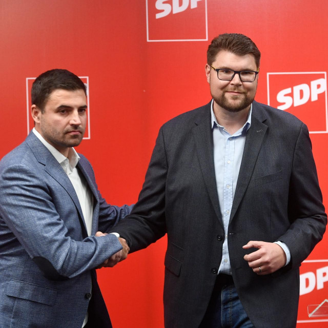 Peđa Grbin i Davor Bernardić