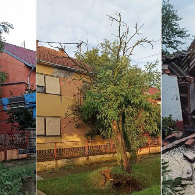 Posljedice nevremena u Čepinu