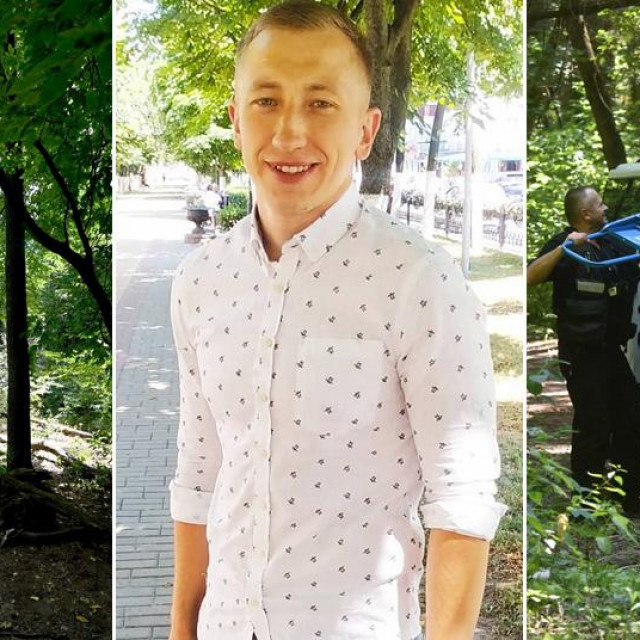 Vitalij Šišov i park u kojem je pronađeno njegovo tijelo