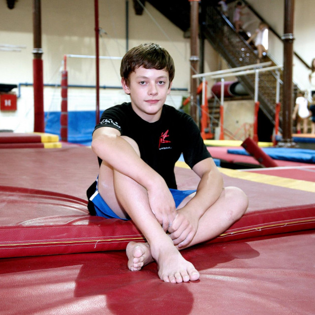 Tin Srbić kao dječak