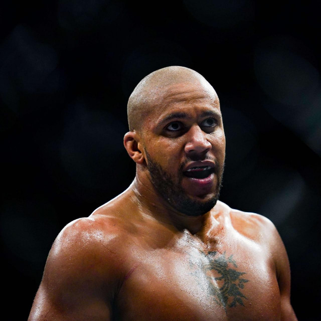 HOUSTON, TX - AUGUST 07: Ciryl Gane looks on after defeating Derrick Lewis in the third round of their Heavyweight bout at Toyota Center on July 7, 2021 in Houston, Texas. Alex Bierens de Haan/Getty Images /AFP
== FOR NEWSPAPERS, INTERNET, TELCOS & TELEVISION USE ONLY ==