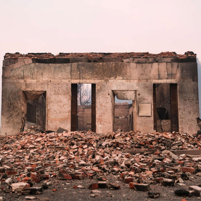 Posljedice požara Dixie u Kaliforniji koji je izbio u kolovozu 2021. godine