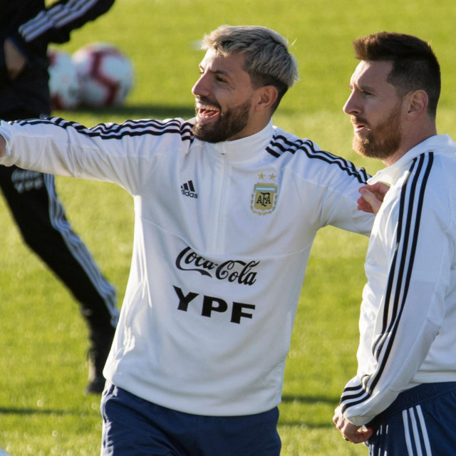 Sergio Aguero i Lionel Messi