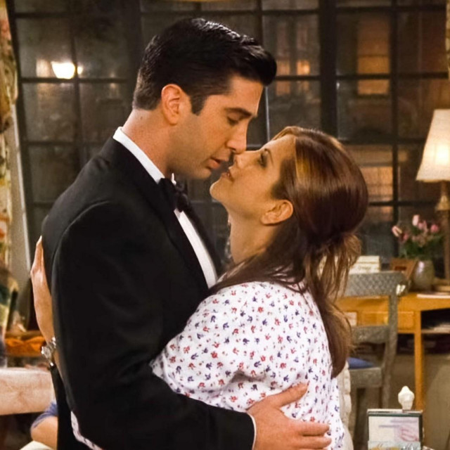 Jennifer Aniston and David Schwimmer