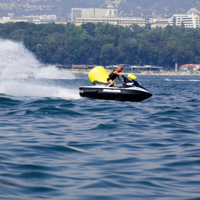Jet ski, ilustracija