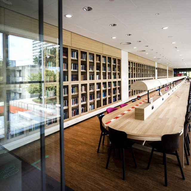 Prazna učionica na sveučilištu u Rotterdamu