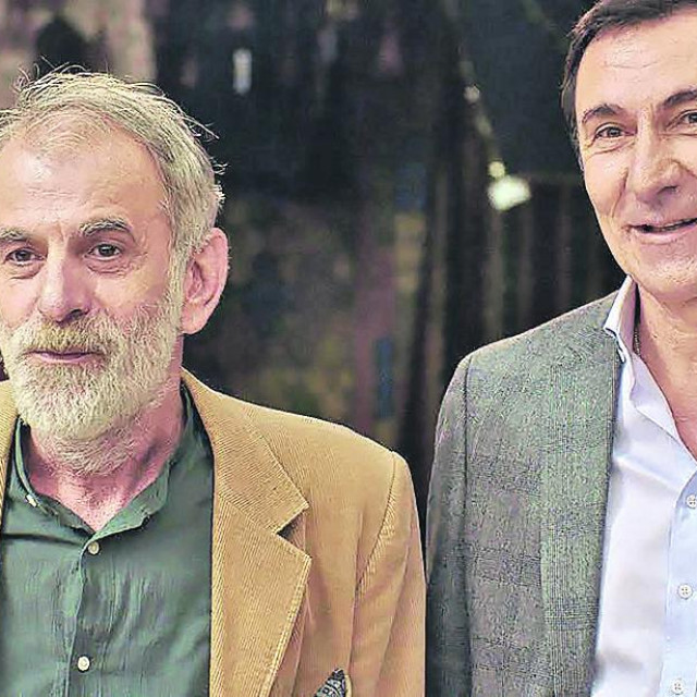 Scena iz novog filma u kojemu naslovne uloge dvojice susjeda imaju Branko Đurić i Izudin Bajrović