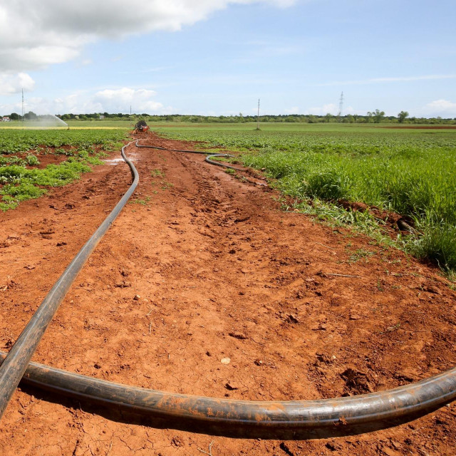 Navodnjavanje sušnog područja, Ilustracija