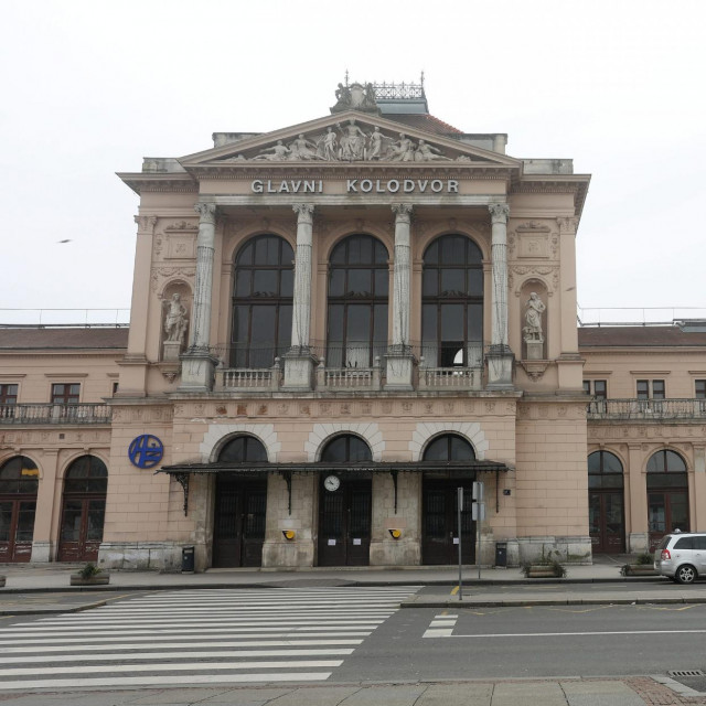 Glavni kolodvor u Zagrebu/ilustracija