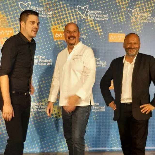 Chef_Fabricio Veznaver, Mirsad_Purivatra-direktor SFF-a i Jovan Marjanovic co-direktor SFF