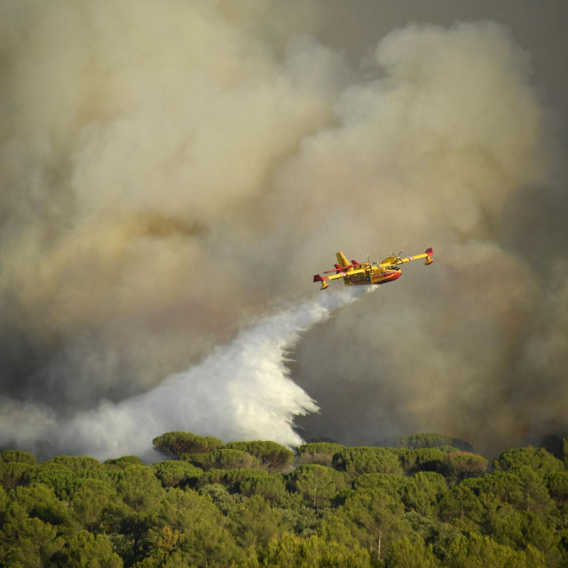 Požar na jugu Francuske
