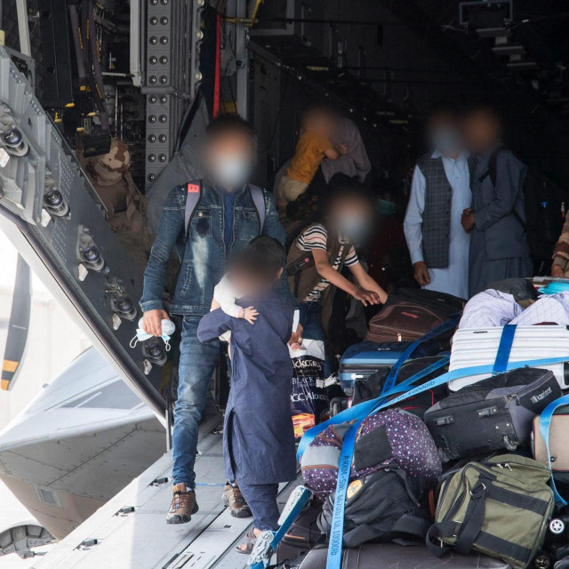 Evakuacija ljudi iz Kabula, Ilustracija