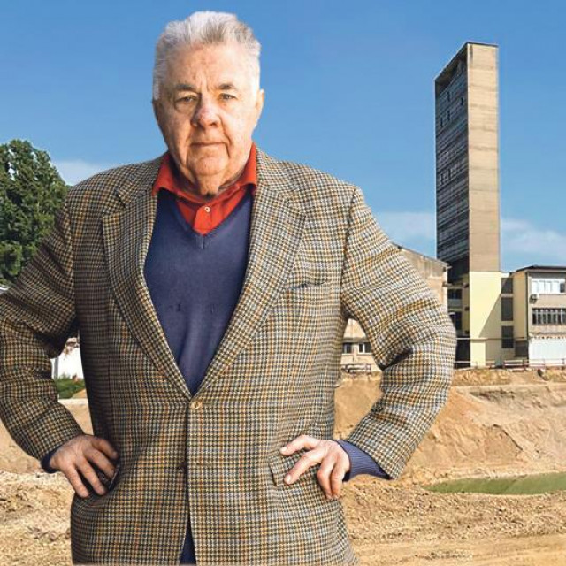 Na prostoru bivše Tvornice električnih žarulja uklonjene su stare građevine i radi se podzemna garaža; Milan Lončarić (lijevo)