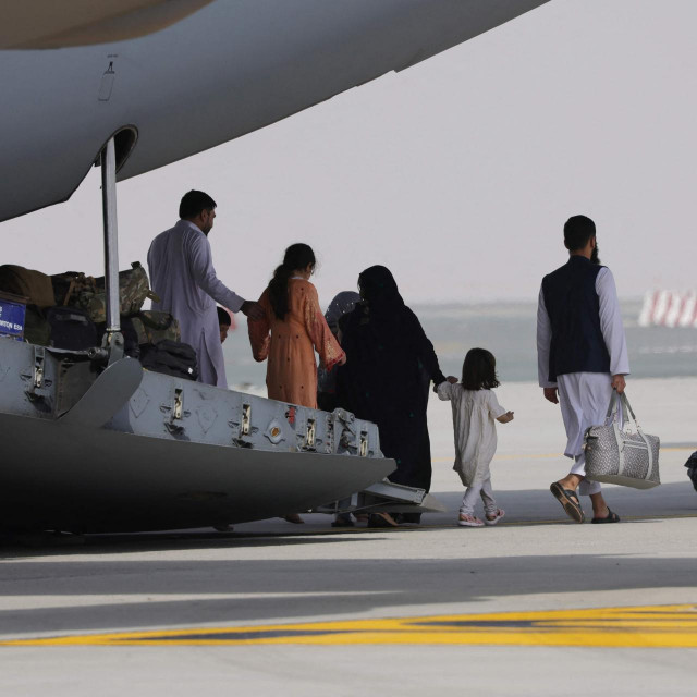 Ilustracija / evakuacija afganistanskih civila