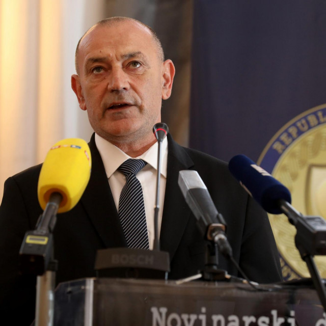 Tomo Medved, potpredsjednik vlade i načelnik Stožera Civilne zaštite za otklanjanje posljedica potresa