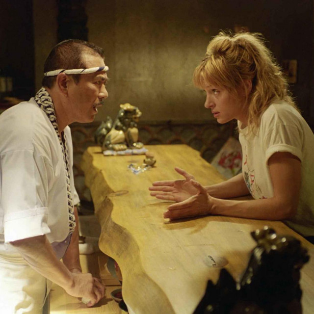 Sonny Chiba i Uma Thurman u filmu ”Kill Bill Vol. 1”
