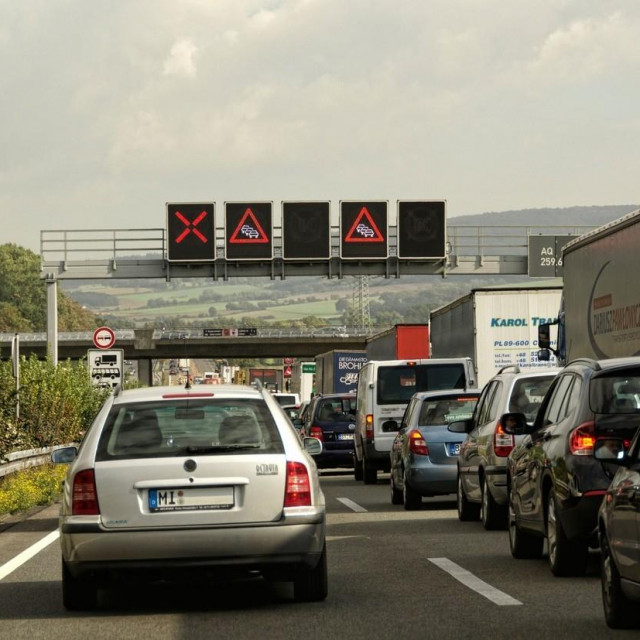 Prometna gužva u Njemačkoj