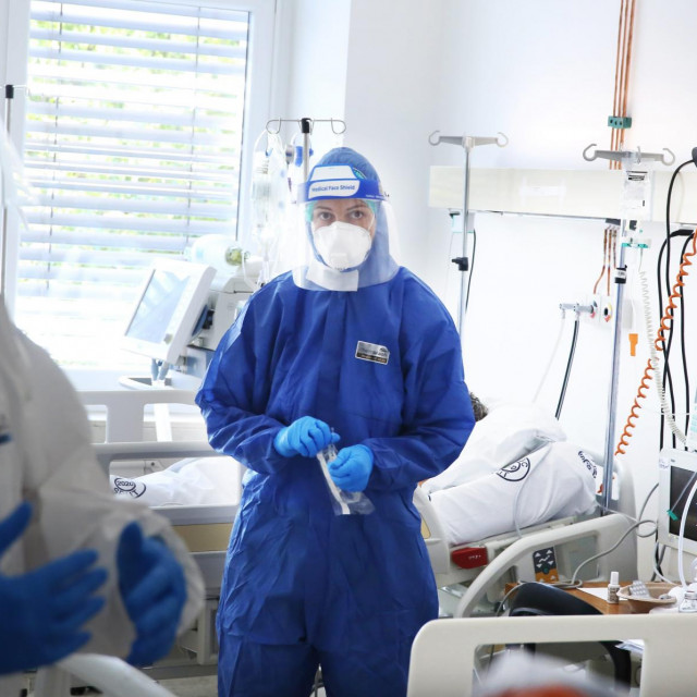 COVID odjel na infektologiji bolnice Krizine.