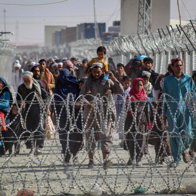 Afganistansko-pakistanska granica kod Chamana