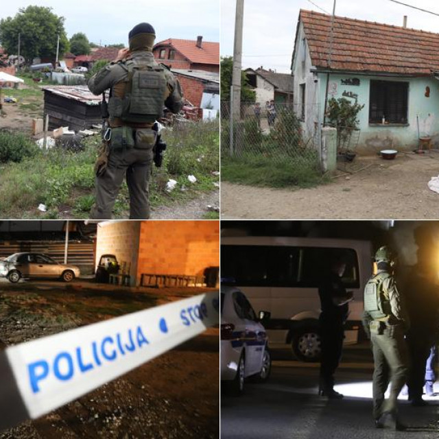 Specijalna policija u romskom naselju Parag dan nakon krvavog obračuna